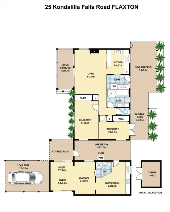 Floorplan of Homely house listing, 25 Kondalilla Falls Road, Flaxton QLD 4560