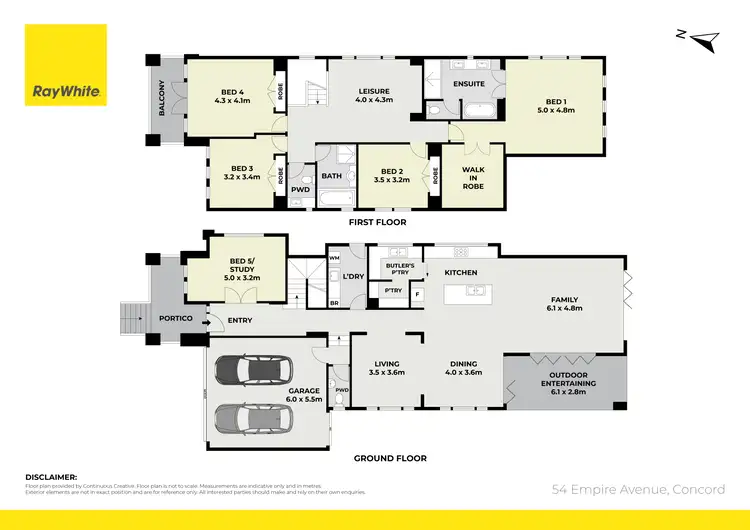 Floorplan of Homely house listing, 54 Empire Avenue, Concord NSW 2137