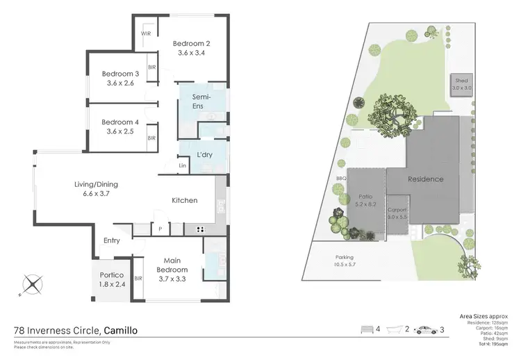 Floorplan of Homely house listing, 78 Inverness Circle, Camillo WA 6111