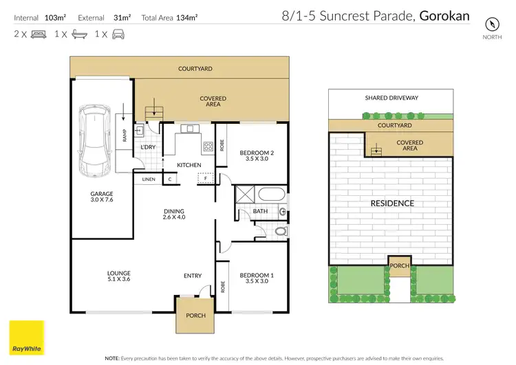 Floorplan of Homely villa listing, 8/1-5 Suncrest Parade, Gorokan NSW 2263