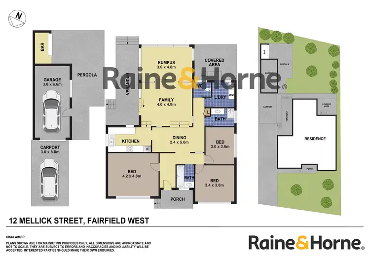 Floorplan of Homely house listing, 12 Mellick Street, Fairfield West NSW 2165