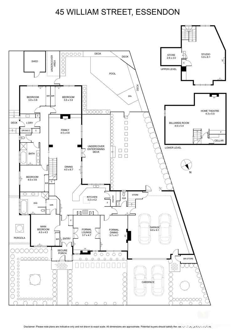 Floorplan of Homely house listing, 45 William Street, Essendon VIC 3040
