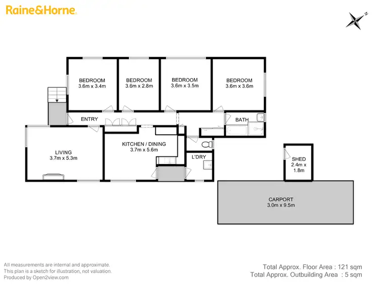 Floorplan of Homely house listing, 19 Barry Street, Glenorchy TAS 7010