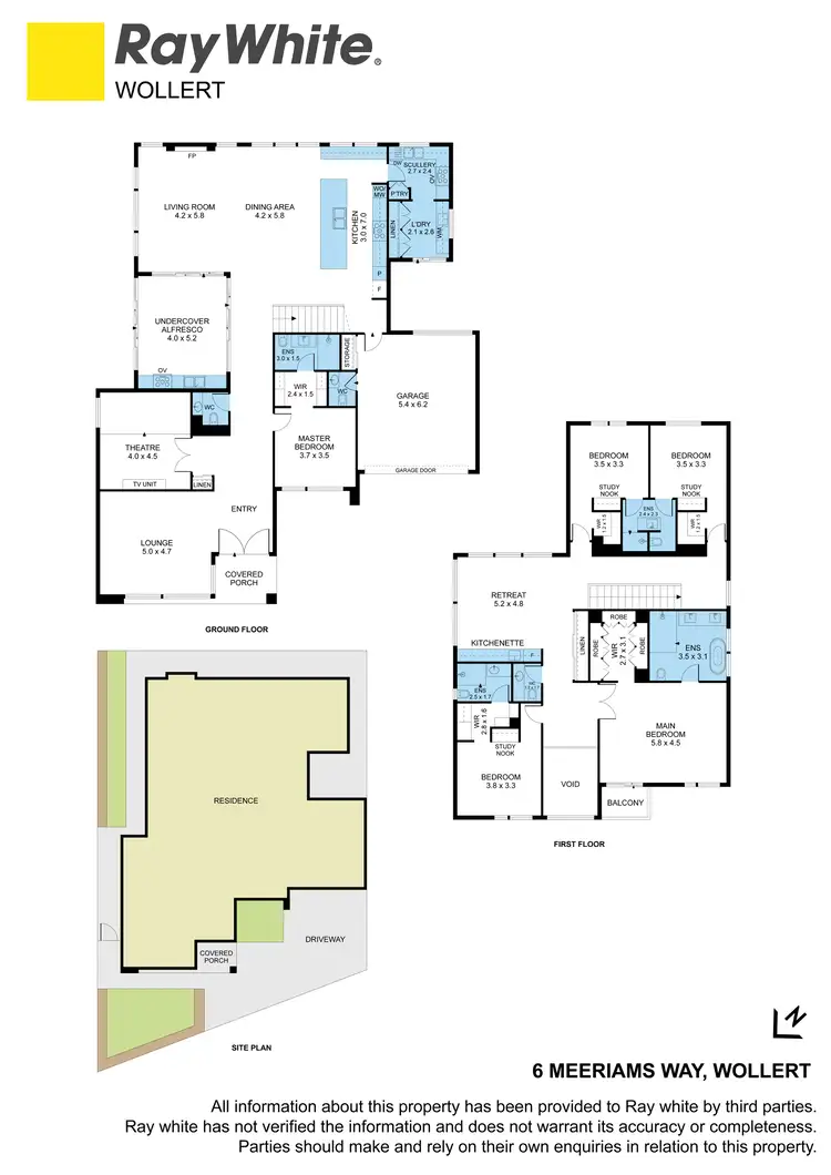 Floorplan of Homely house listing, 6 Meeriams Way, Wollert VIC 3750