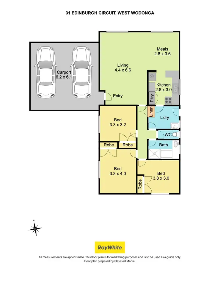 Floorplan of Homely house listing, 31 Edinburgh Circuit, West Wodonga VIC 3690