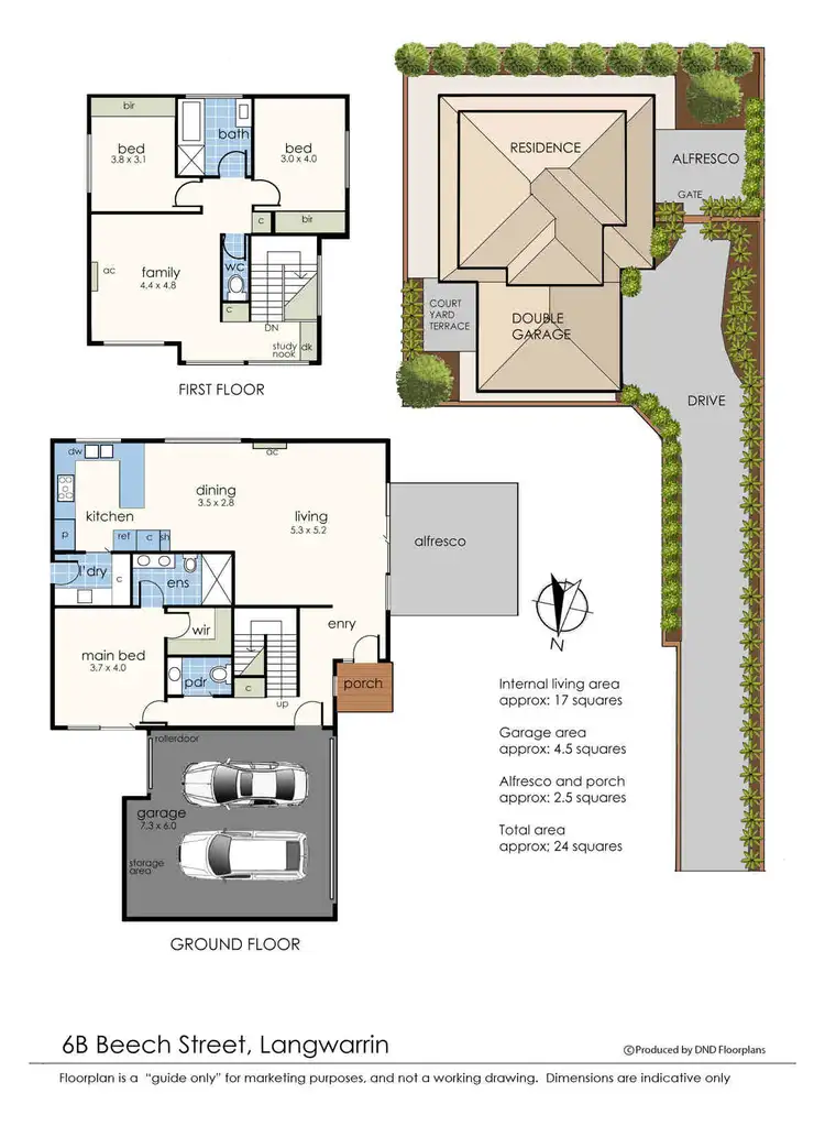 Floorplan of Homely house listing, 6B Beech Street, Langwarrin VIC 3910