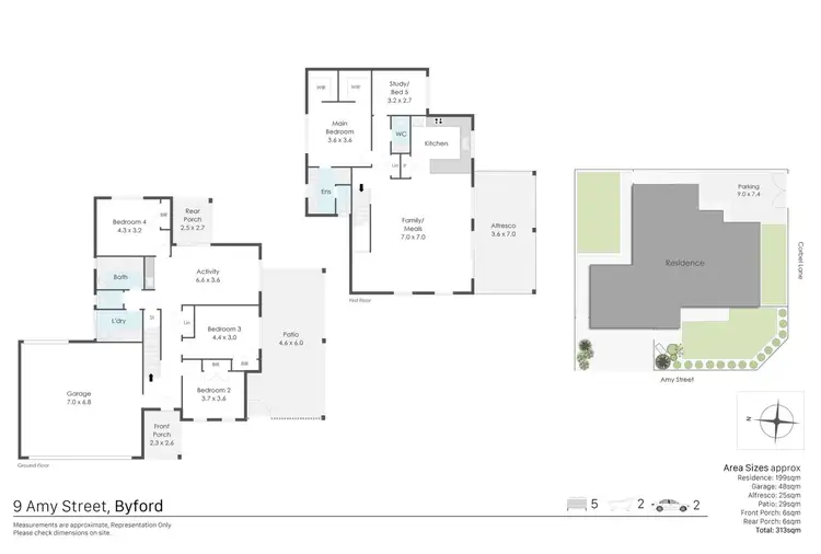 Floorplan of Homely house listing, 9 Amy Street, Byford WA 6122