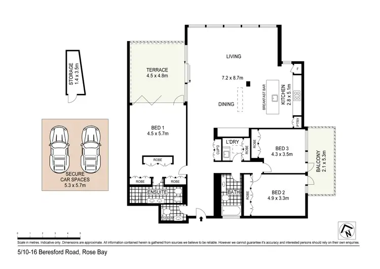Floorplan of Homely apartment listing, 5/10-16 Beresford Road, Rose Bay NSW 2029