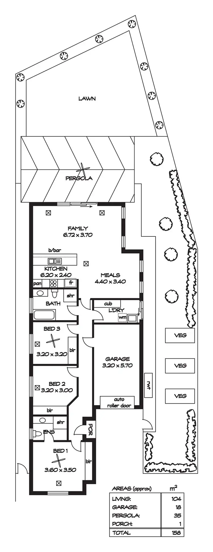 Floorplan of Homely house listing, 24 Kopoola Crescent, Gilles Plains SA 5086