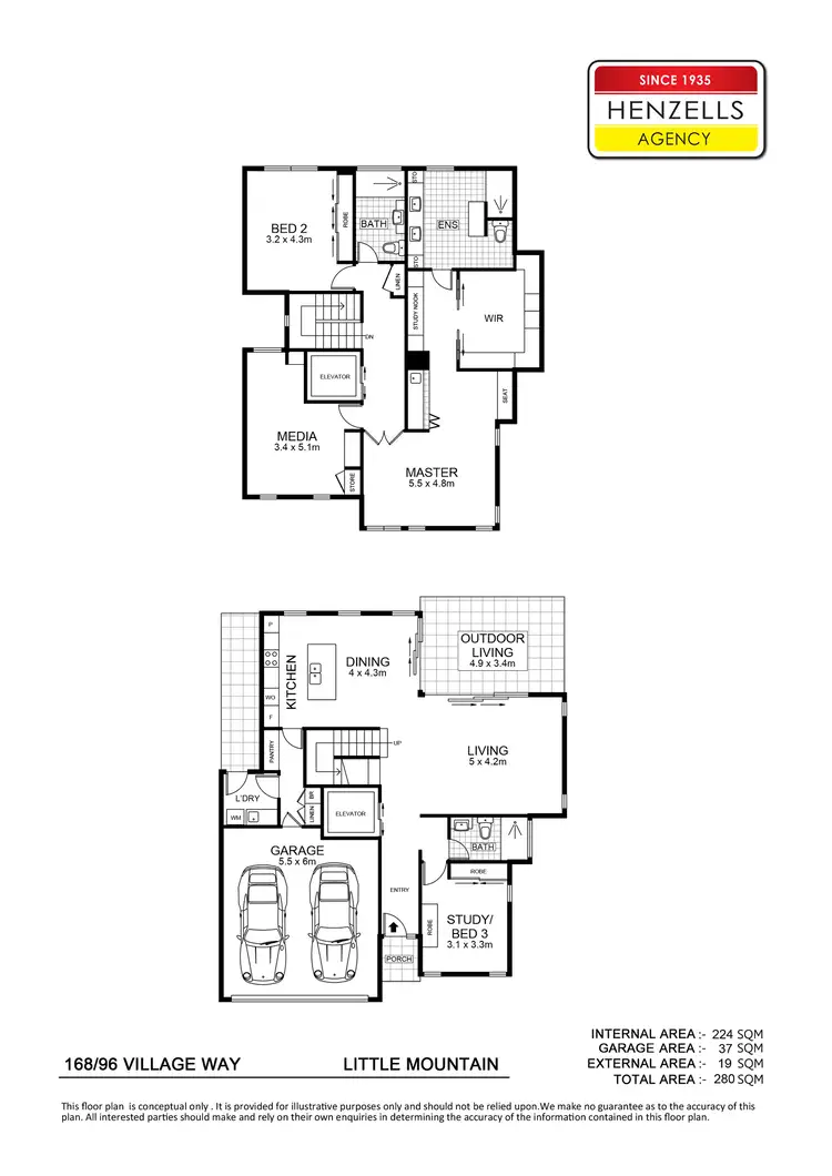 Floorplan of Homely retirement listing, 168/96 Village Way, Little Mountain QLD 4551