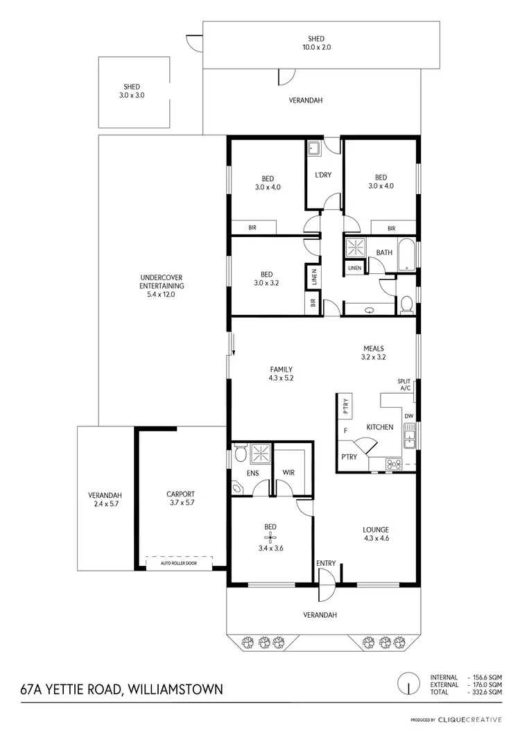 Floorplan of Homely house listing, 67A Yettie Road, Williamstown SA 5351