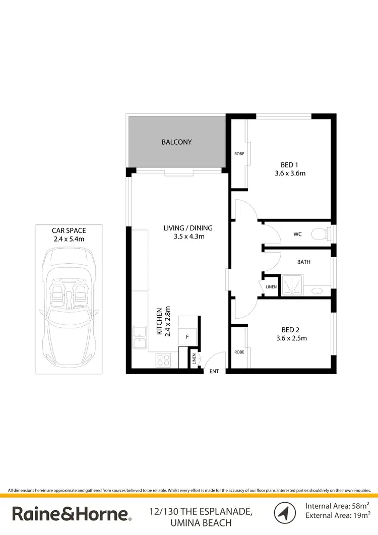 Floorplan of Homely unit listing, 12/130 The Esplanade, Umina Beach NSW 2257