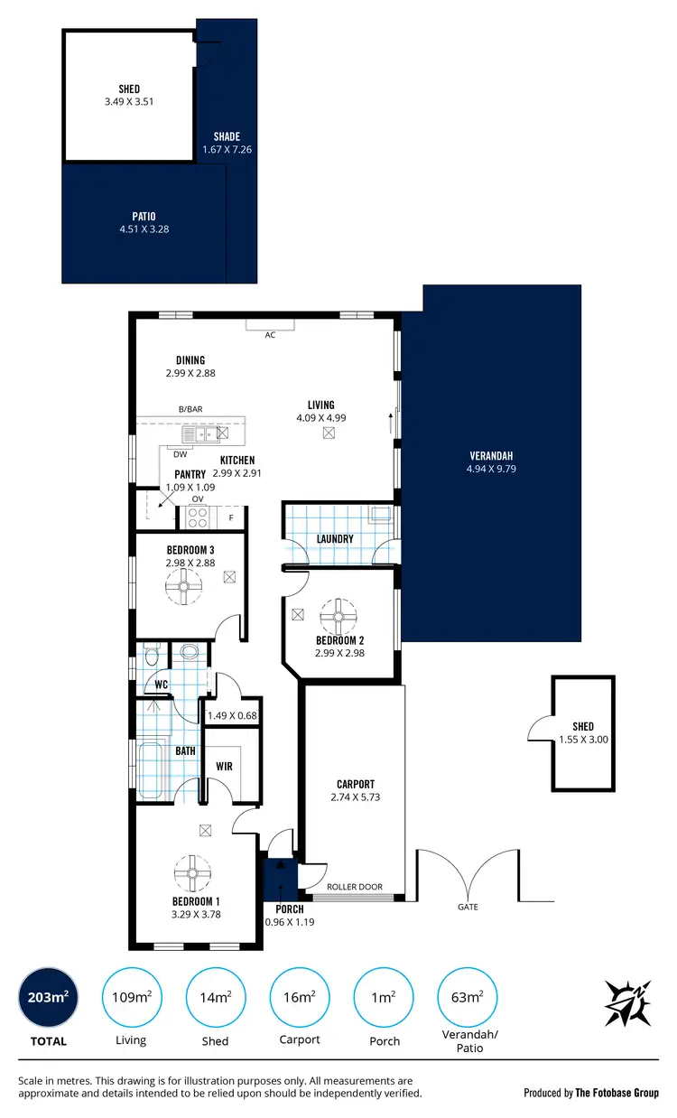Floorplan of Homely house listing, 22 Bayside Avenue, Aldinga Beach SA 5173