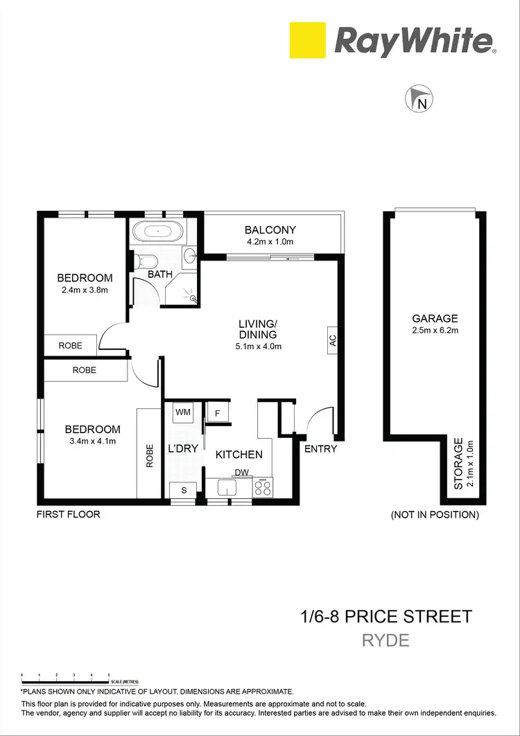 Floorplan of Homely apartment listing, 1/6-8 Price Street, Ryde NSW 2112