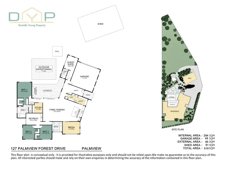 Floorplan of Homely house listing, 127 Palmview Forest Drive, Palmview QLD 4553