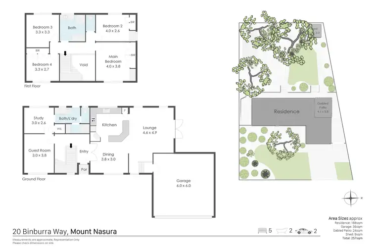 Floorplan of Homely house listing, 20 Binburra Way, Mount Nasura WA 6112