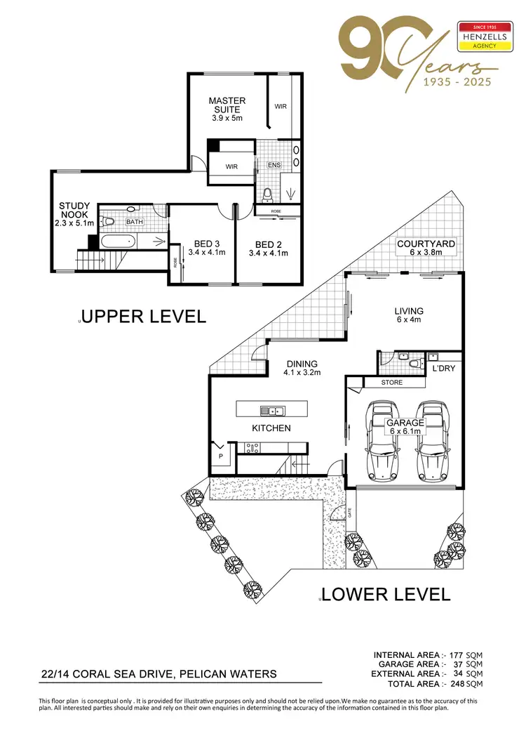 Floorplan of Homely unit listing, 22/14 Coral Sea Drive, Pelican Waters QLD 4551