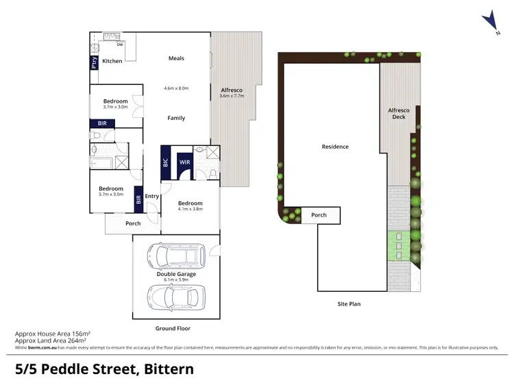 Floorplan of Homely unit listing, 5/5 Peddle Street, Bittern VIC 3918