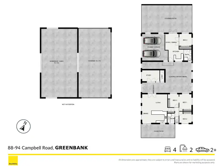 Floorplan of Homely rural property listing, 88-94 Campbell Road, Greenbank QLD 4124