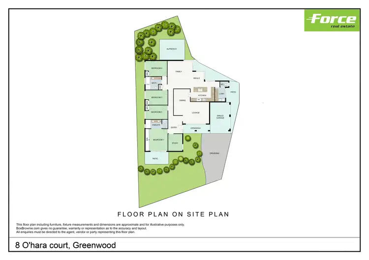 Floorplan of Homely house listing, 8 O'Hara Court, Greenwood WA 6024