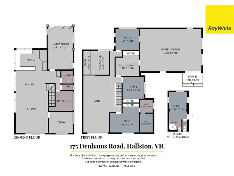 Floorplan of Homely rural property listing, 175 Denhams Road, Hallston VIC 3953