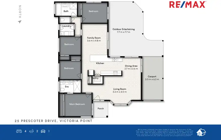 Floorplan of Homely house listing, 25 Prescoter Drive, Victoria Point QLD 4165
