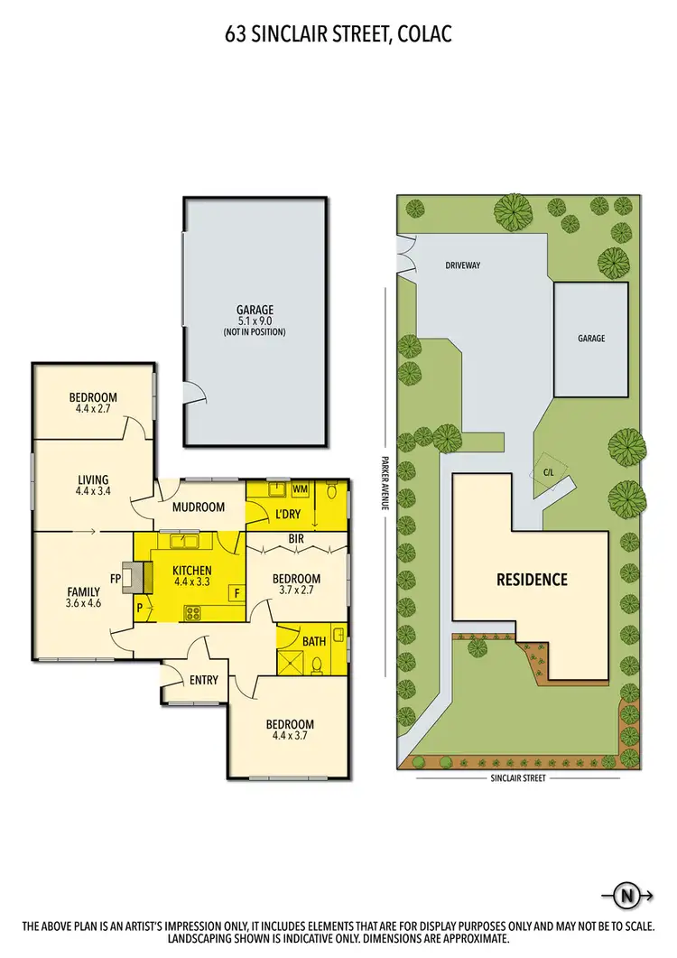 Floorplan of Homely house listing, 63 Sinclair Street, Colac VIC 3250