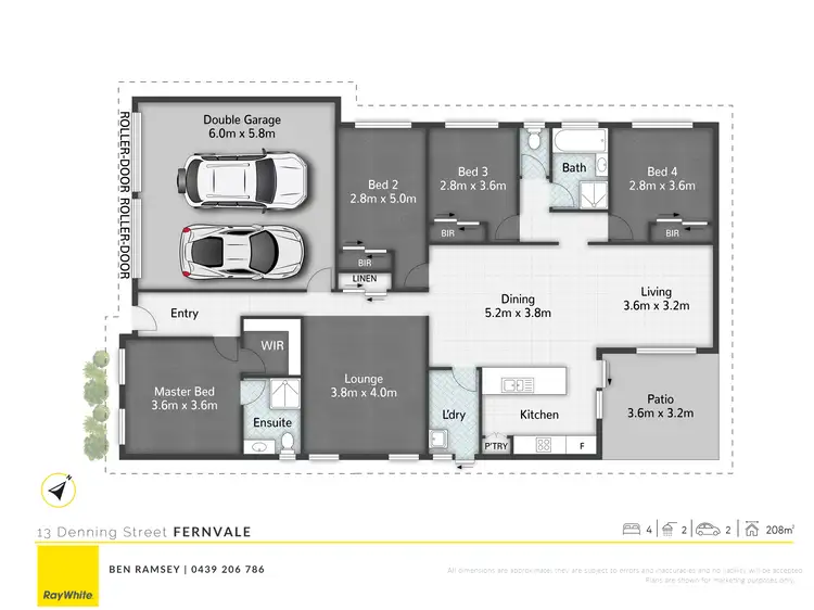 Floorplan of Homely house listing, 13 Denning Street, Fernvale QLD 4306