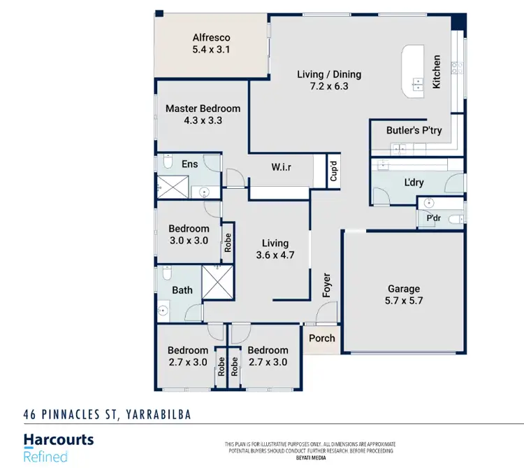 Floorplan of Homely house listing, 46 Pinnacles Street, Yarrabilba QLD 4207