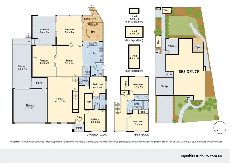 Floorplan of Homely house listing, 9 Dyson Drive, Sunbury VIC 3429