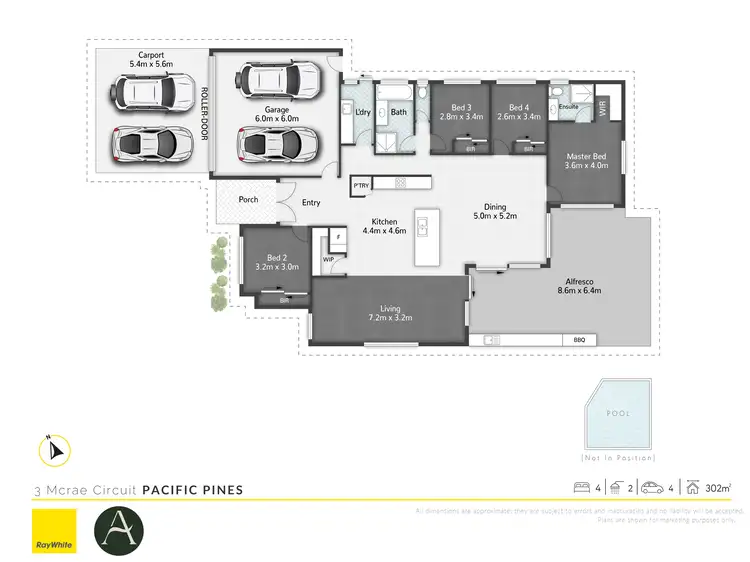 Floorplan of Homely house listing, 3 Mcrae Circuit, Pacific Pines QLD 4211