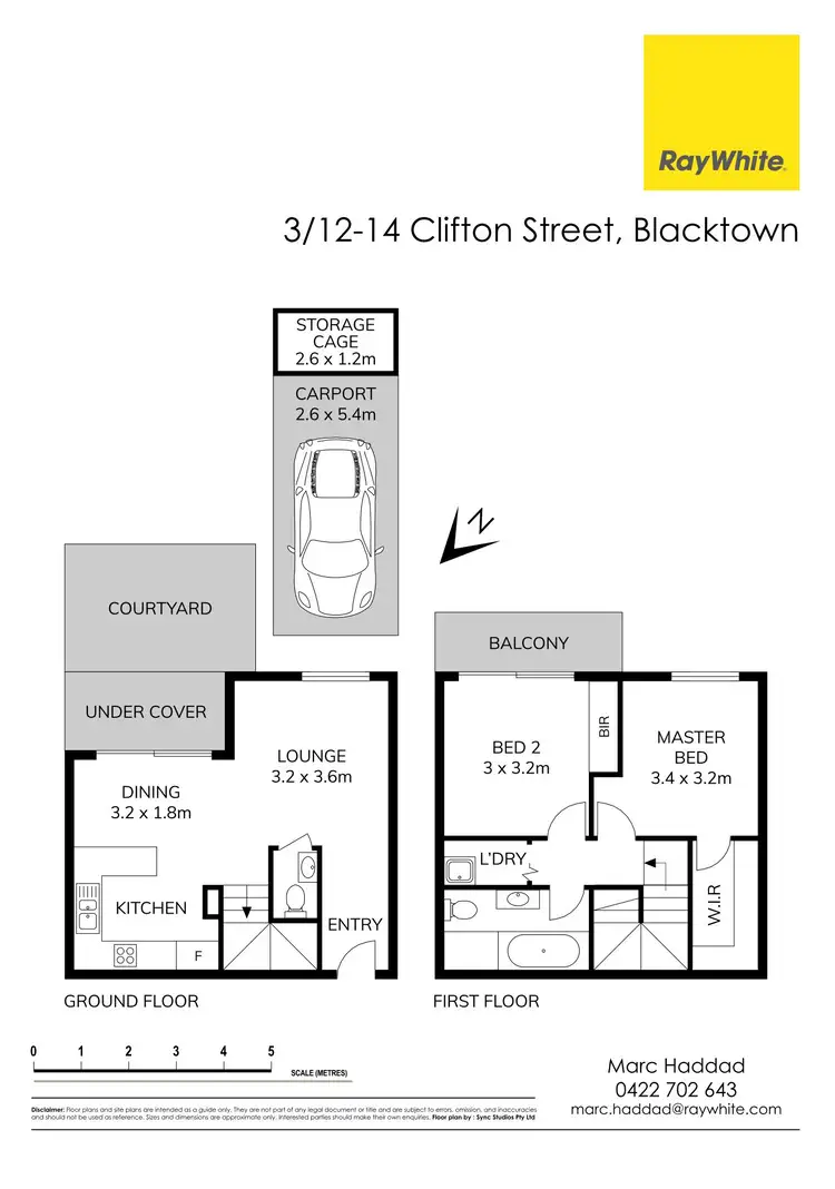 Floorplan of Homely apartment listing, 3/12-14 Clifton Street, Blacktown NSW 2148