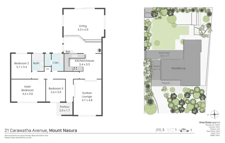 Floorplan of Homely house listing, 21 Carawatha Avenue, Mount Nasura WA 6112