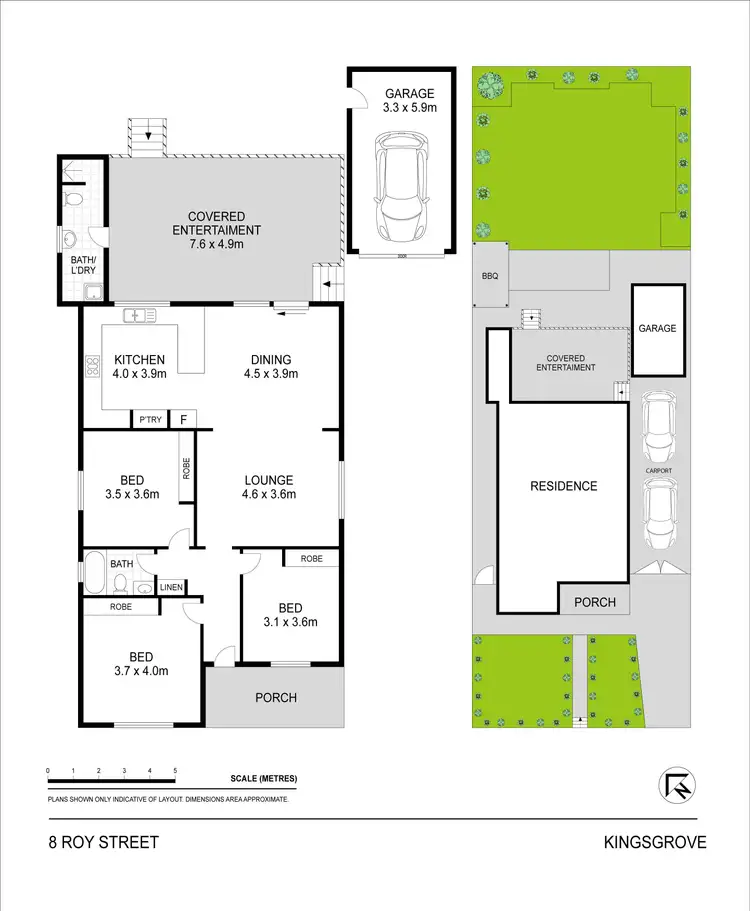 Floorplan of Homely house listing, 8 Roy Street, Kingsgrove NSW 2208