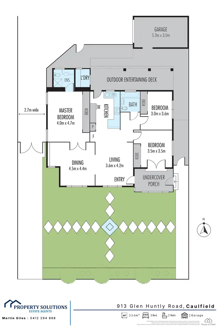 Floorplan of Homely house listing, 913 Glen Huntly Road, Caulfield VIC 3162