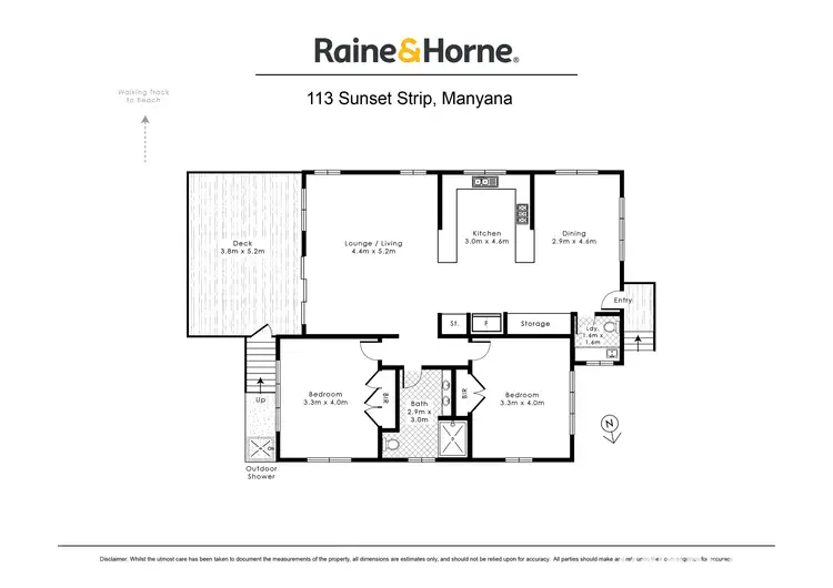 Floorplan of Homely house listing, 113 Sunset Strip, Manyana NSW 2539