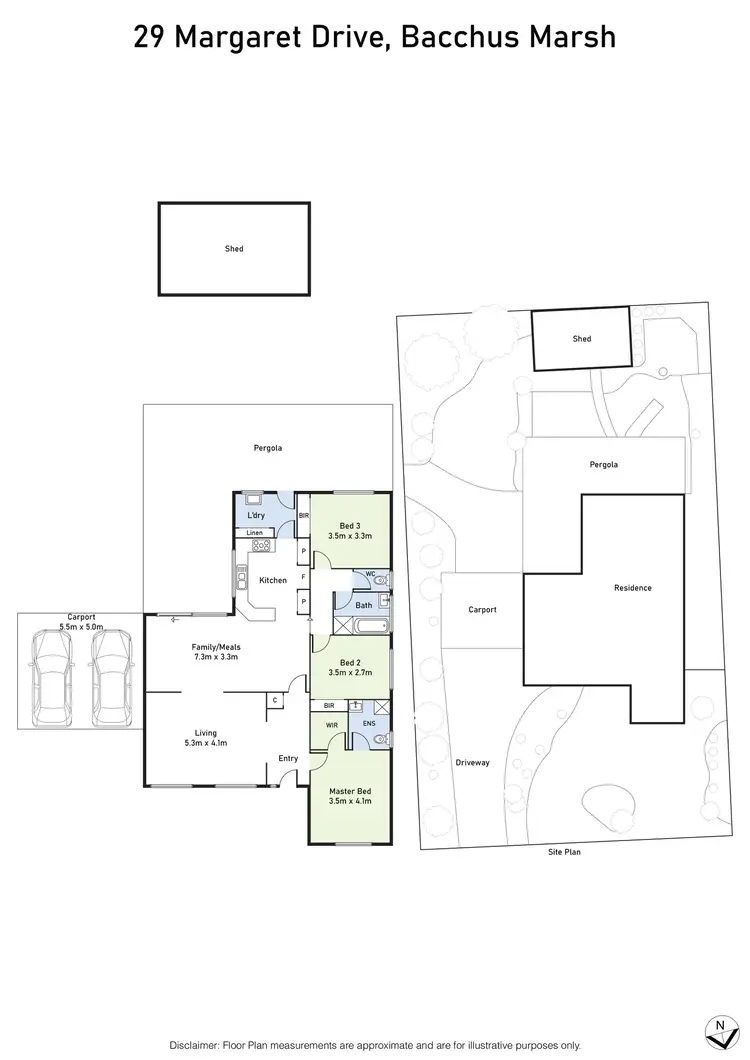Floorplan of Homely house listing, 29 Margaret Drive, Bacchus Marsh VIC 3340
