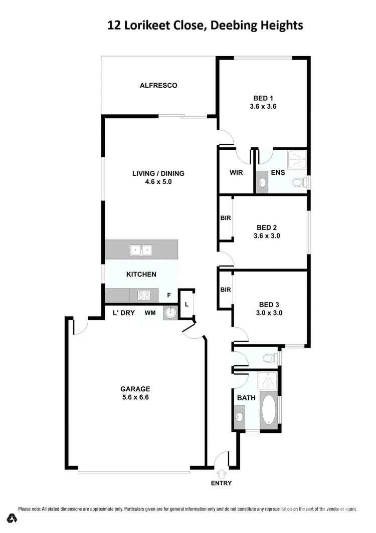 Floorplan of Homely house listing, 12 Lorikeet Close, Deebing Heights QLD 4306