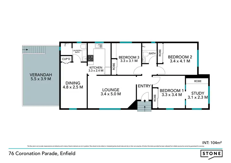 Floorplan of Homely house listing, 76 Coronation Parade, Enfield NSW 2136