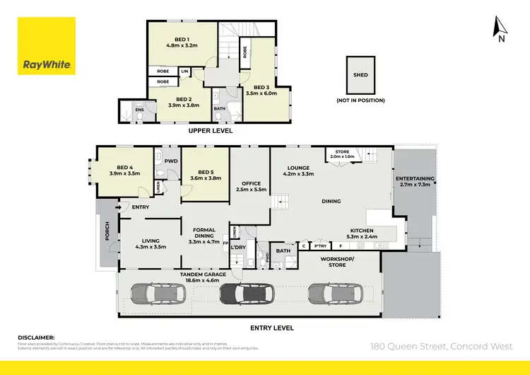 Floorplan of Homely house listing, 180 Queen Street, Concord West NSW 2138