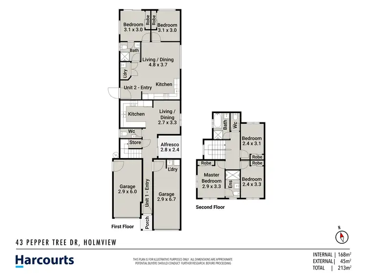 Floorplan of Homely house listing, 43 Pepper Tree Drive, Holmview QLD 4207