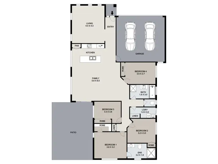Floorplan of Homely house listing, 10 Southern Cross Close, Telina QLD 4680