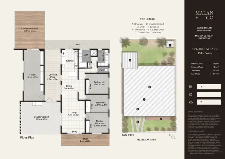 Floorplan of Homely house listing, 9 Flores Avenue, Palm Beach QLD 4221