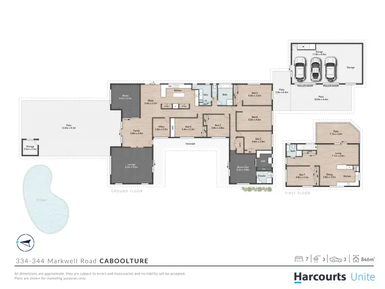Floorplan of Homely house listing, 334-344 Markwell Road, Caboolture QLD 4510