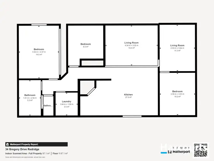Floorplan of Homely house listing, 34 Gregory Drive, Redridge QLD 4660