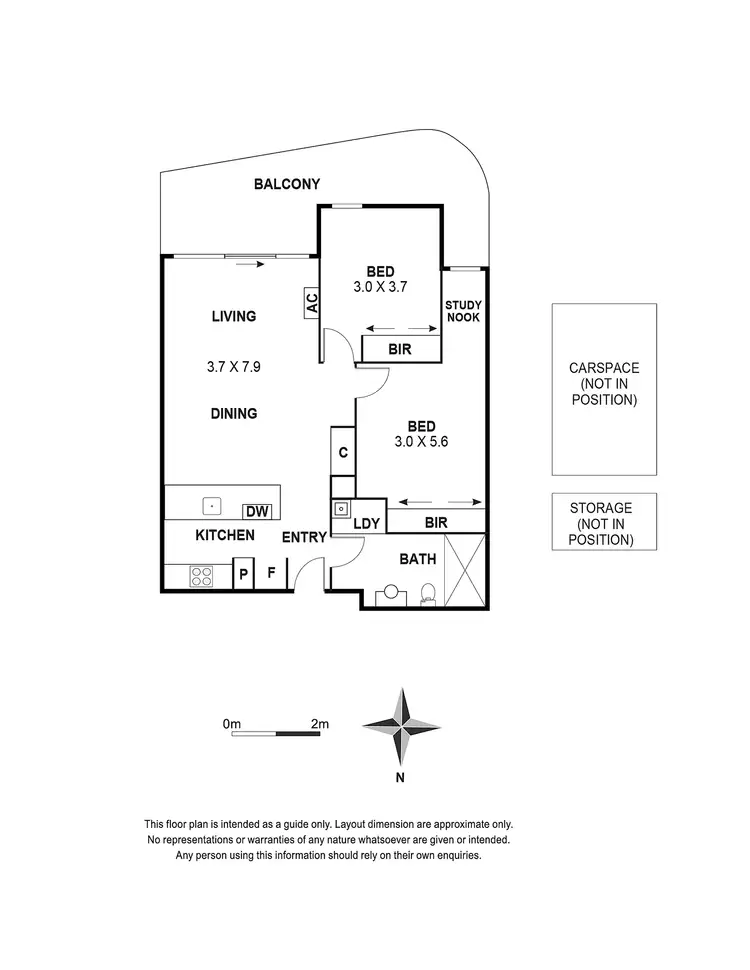 Floorplan of Homely apartment listing, 1321/176 Edward Street, Brunswick East VIC 3057