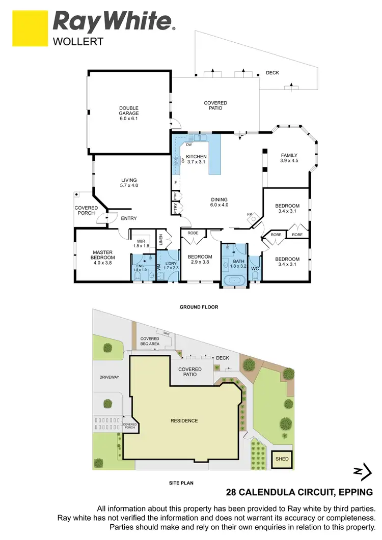 Floorplan of Homely house listing, 28 Calendula Circuit, Epping VIC 3076