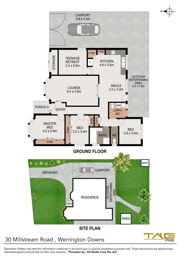 Floorplan of Homely house listing, 30 Millstream Road, Werrington Downs NSW 2747