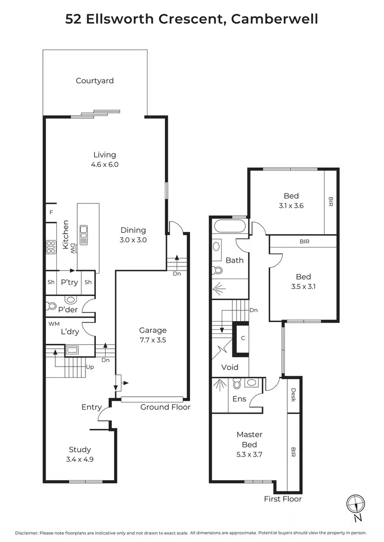 Floorplan of Homely house listing, 52 Ellsworth Crescent, Camberwell VIC 3124