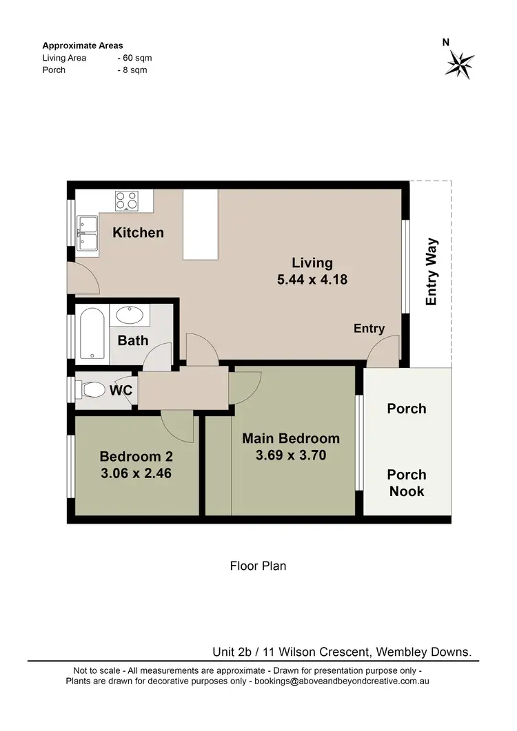 Floorplan of Homely unit listing, 2b/11 Wilson Cres, Wembley Downs WA 6019